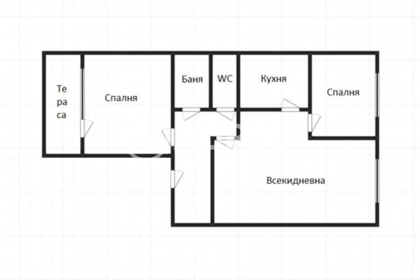 Тристаен Апартамент в Меден Рудник, Бургас – снимка 4