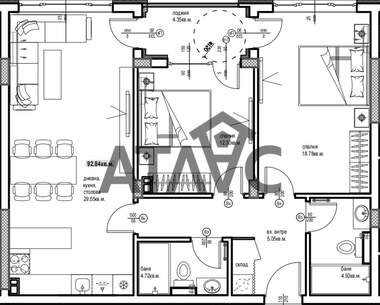 Verkauf - Wohnung in Hristo Smirnenski,  Plowdiw