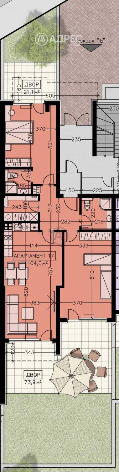 Satış - Apartman olarak Manastirski livadi-Iztok,  Sofia