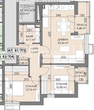 Satış - Apartman olarak Meden Rudnik,  Burgas