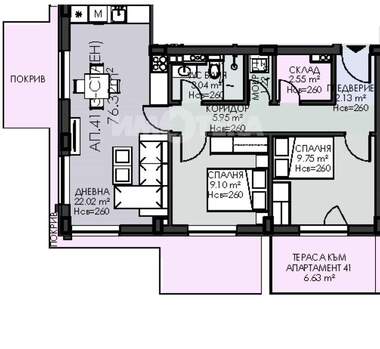 Verkauf - Wohnung in Owtscha Kupel,  Sovia