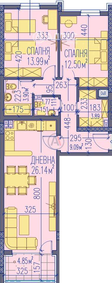 Verkauf - Wohnung in Trakia,  Plowdiw