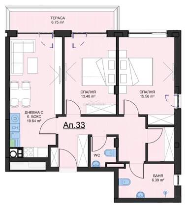 Verkauf - Wohnung in Malinowa Dolina,  Sovia
