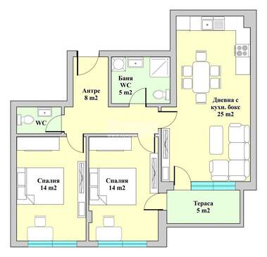 Vânzare - Apartament în Kiuceuk Parij,  Plovdiv
