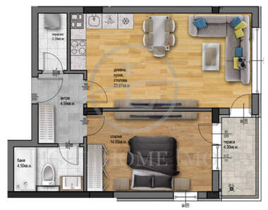 Satış - Apartman olarak Ostromila,  Plovdiv