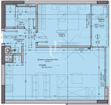 Vânzare - Apartament în Boiana,  Sofia