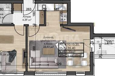 Satış - Apartman olarak Ovça Kupel,  Sofia