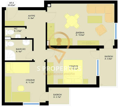 Verkauf - Wohnung in Grand Mol,  Warna