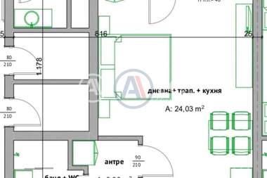 Vânzare - Apartament în Țentăr,  Burgas