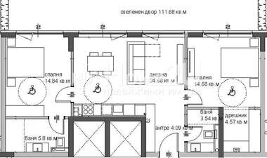Verkauf - Wohnung in Asparuhowo,  Warna