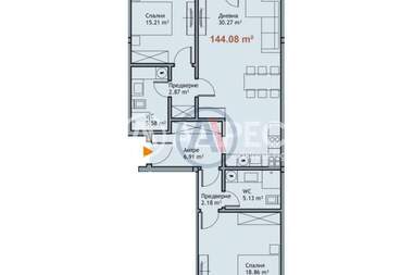 Vânzare - Apartament în k.k. Ceaîka,  Varna