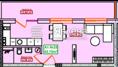 Verkauf - Wohnung in Meden Rudnik,  Burgas