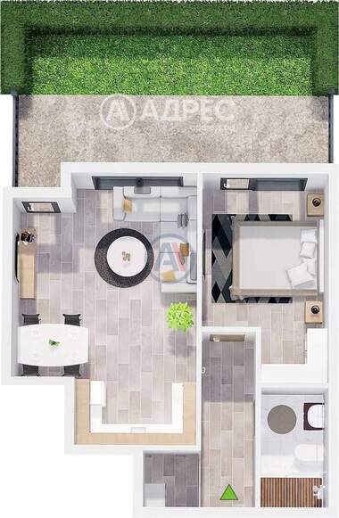 Verkauf - Wohnung in Proslaw,  Plowdiw