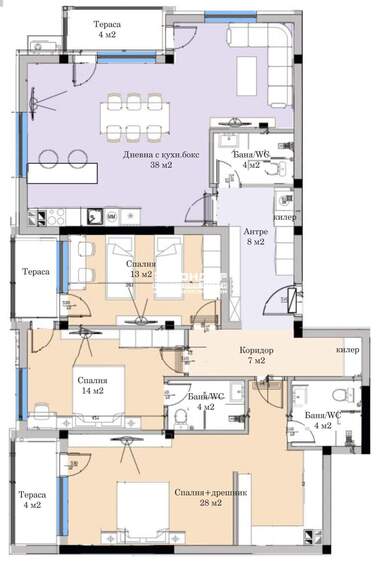 Vânzare - Apartament în Kărșiaka,  Plovdiv