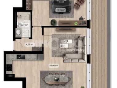 For sale - Apartment in Poligona,  Sofia
