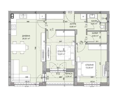 Verkauf - Wohnung in Kaysiewa gradina,  Warna