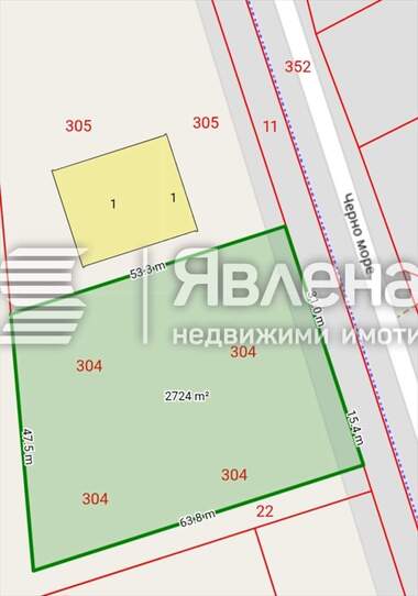 Продажба - Парцел за строителство в Кошарица,  Бургас
