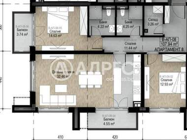 Vânzare - Apartament în Boiana,  Sofia