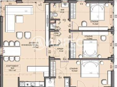 Satış - Apartman olarak Dragalevci,  Sofia