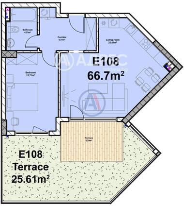 Satış - Apartman olarak Poligona,  Sofia