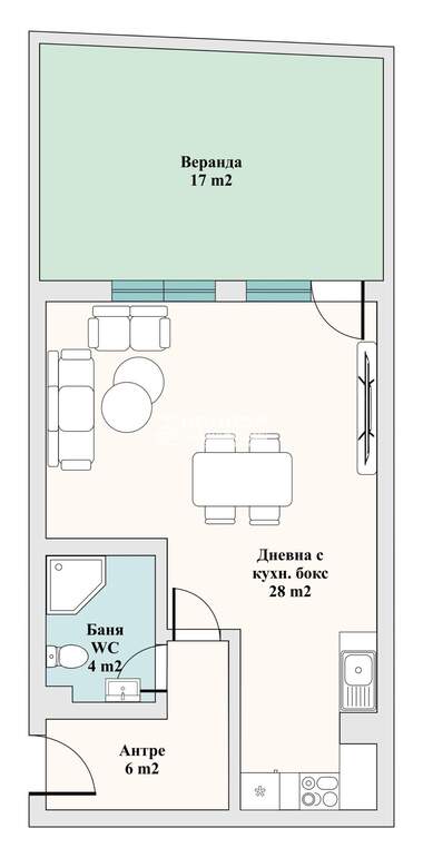 For sale - Apartment in Kiuchuk Parij,  Plovdiv