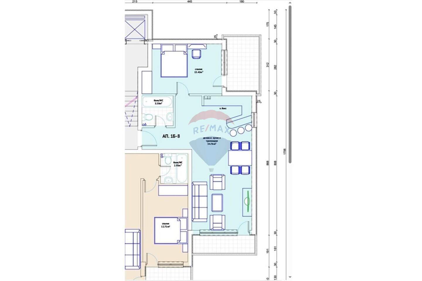Cu două camere Apartament în Vinița, Varna – fotografia 5