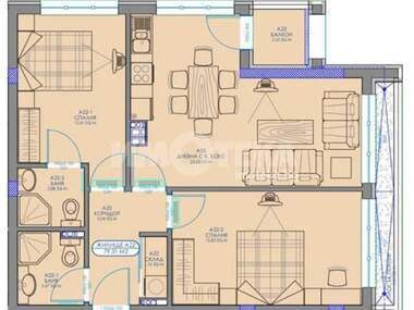 Satış - Apartman olarak Obelia 2,  Sofia