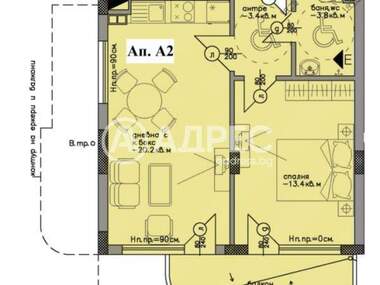 Vânzare - Apartament în Ceernomoreț,  Burgas