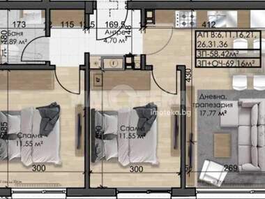 For sale - Apartment in Ovcha Kupel,  Sofia