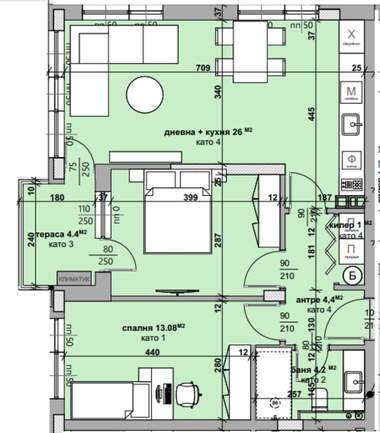 Verkauf - Wohnung in Samara-3,  Stara Zagora