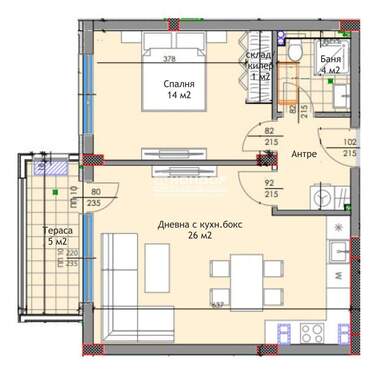 Vânzare - Apartament în Trakia,  Plovdiv
