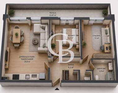 For sale - Apartment in Briz,  Varna