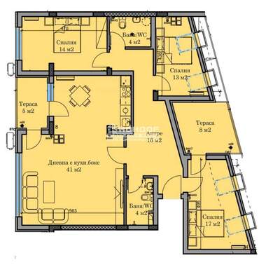 Vânzare - Apartament în Hristo Smirnenski,  Plovdiv
