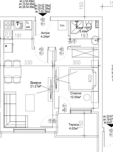 Verkauf - Wohnung in Ostromila,  Plowdiw