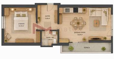 For sale - Apartment in Mladost 1,  Varna