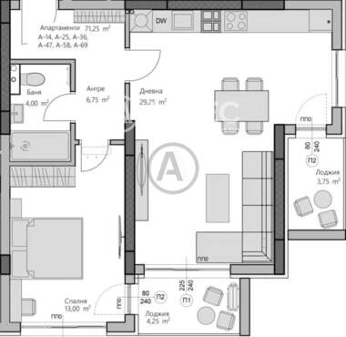 Vânzare - Apartament în Hristo Smirnenski,  Plovdiv