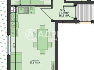 Vânzare - Apartament în Văzrajdane 4,  Varna