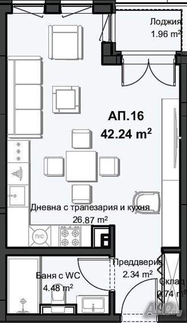 For sale - Apartment in Hristo Smirnenski,  Plovdiv