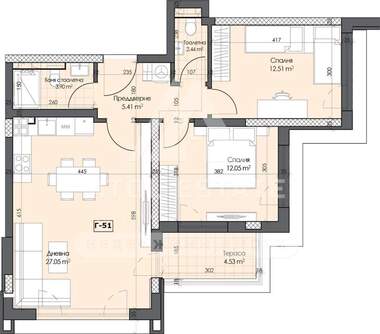 Vânzare - Apartament în Gagarin,  Plovdiv
