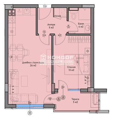 Vânzare - Apartament în Hristo Smirnenski,  Plovdiv