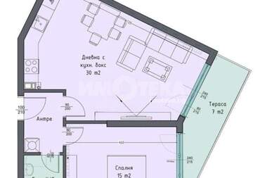 Satış - Apartman olarak Hristo Smirnenski,  Plovdiv