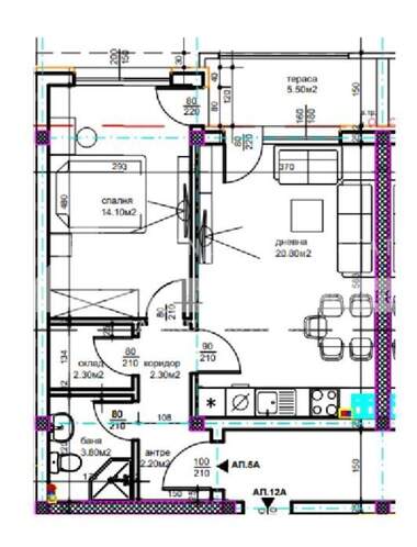 Satış - Apartman olarak Belomorski,  Plovdiv