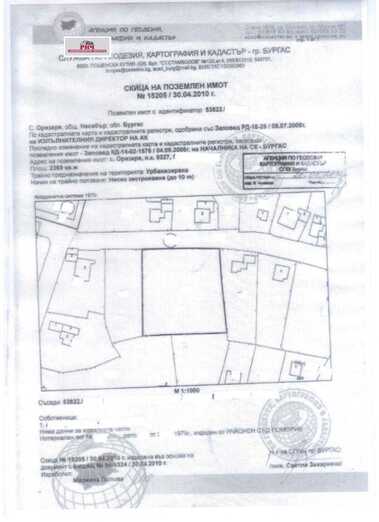 Продажба - Парцел за строителство в Оризаре,  Бургас