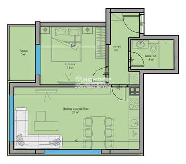 Vânzare - Apartament în Kiuceuk Parij,  Plovdiv