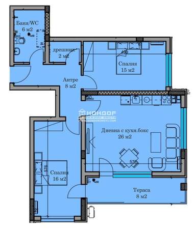 For sale - Apartment in Hristo Smirnenski,  Plovdiv