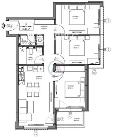 Satış - Apartman olarak Obelia 2,  Sofia