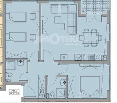 Satış - Apartman olarak Malinova Dolina,  Sofia