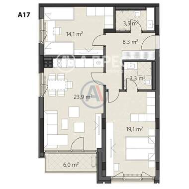Vânzare - Apartament în Ovcea Kupel 2,  Sofia