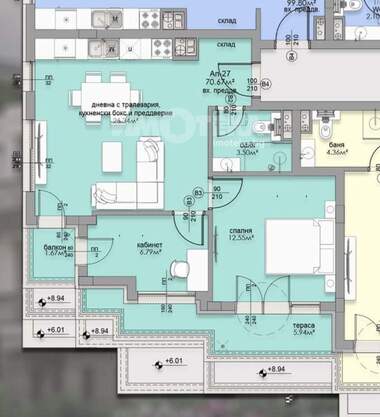 Satış - Apartman olarak Malinova Dolina,  Sofia