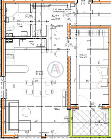 Vânzare - Apartament în Kaîsieva gradina,  Varna